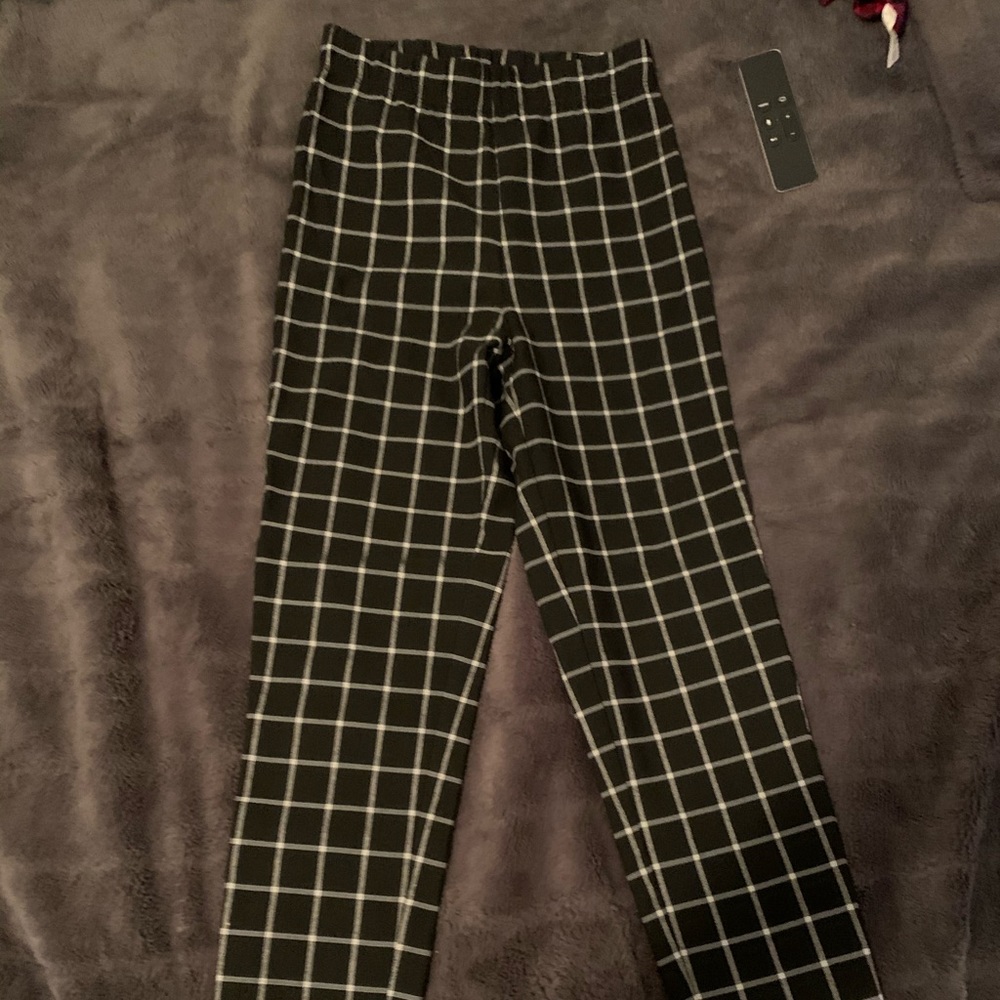 Black Checkered pants